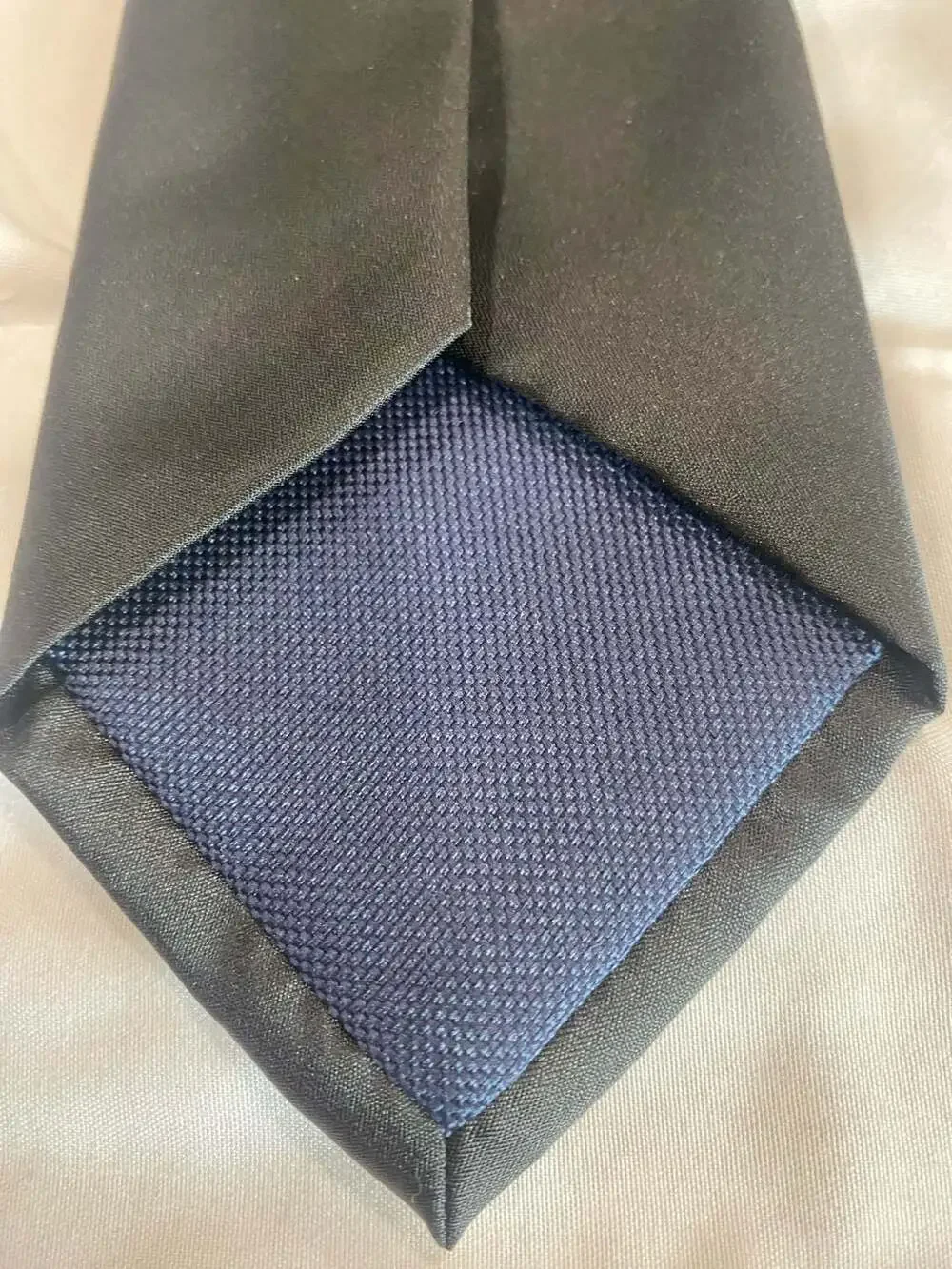 Michael Kors Neck Tie Black Berfond Solid Silk Blend MSRP NWT